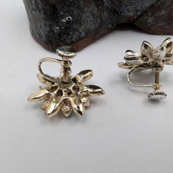 LOT of 5 Vintage screw back earrings - Picture 4 of 16